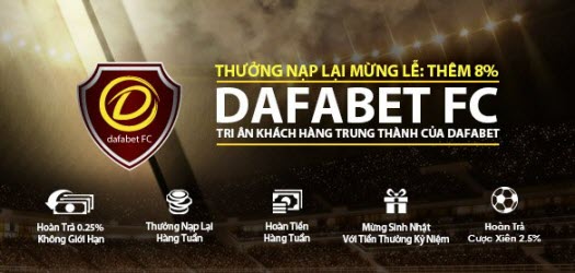 Soi kèo Dafabet: Khuyến mãi Dafabet FC nhân dịp lễ 1/5