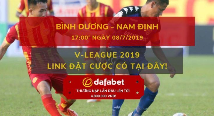 Soi kèo Dafabet Bình Dương vs Nam Định Nhà cái Dafabet ngày 0807