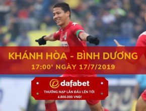 V-League 2019 Vòng 16 Khánh Hòa vs Bình Dương dafabet