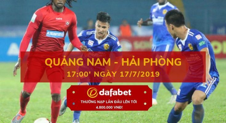 V-League 2019 Vòng 16 Quảng Nam vs Hải Phòng dafabet