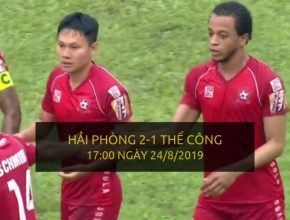 Hải Phòng 2-1 Thể Công Viettel (Highlight V-League 2019)