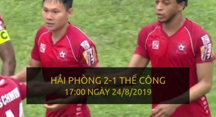 Hải Phòng 2-1 Thể Công Viettel (Highlight V-League 2019)