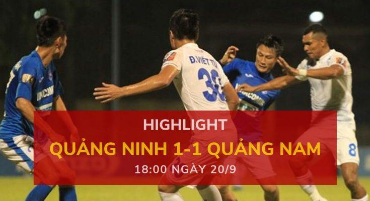 highlight v-league-2019-vong-24-dafabetvietnam (Quảng Ninh 1-1 Quảng Nam)