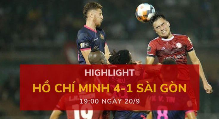 highlight v-league-2019-vong-24-dafabetvietnam (Hồ Chí Minh 4-1 Sài Gòn)