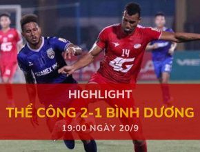 highlight v-league-2019-vong-24-dafabetvietnam (Thể Công 2-1 Bình Dương)