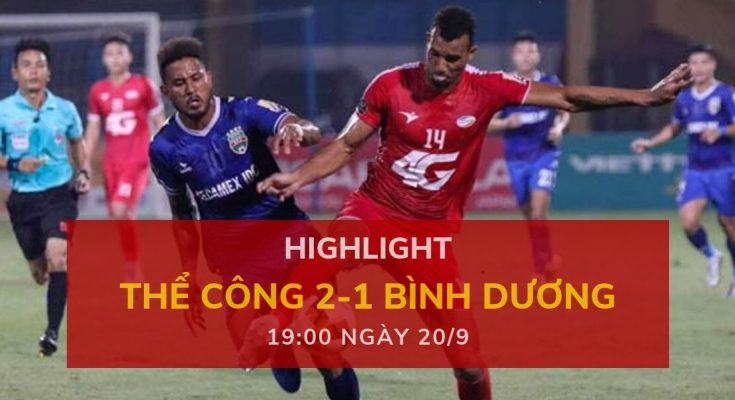 highlight v-league-2019-vong-24-dafabetvietnam (Thể Công 2-1 Bình Dương)