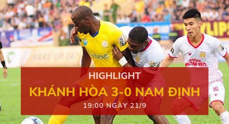 highlight v-league-2019-vong-24-dafabetvietnam (Khánh Hòa 3-0 Nam Định)