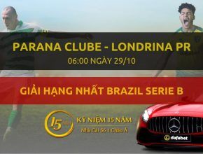 Parana Clube - Londrina PR (06h00 ngày 29/10)