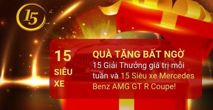 Dafabet kỷ niệm 15 năm: Quà tặng bất ngờ