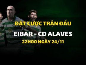 Eibar - CD Alaves (22h00 ngày 24/11)