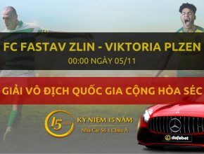FC Fastav Zlin - Viktoria Plzen (00h00 ngày 05/11)