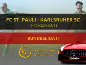 FC St. Pauli - Karlsruher SC (19h00 ngày 02/11)