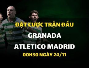 Granada - Atletico Madrid (00h30 ngày 24/11)