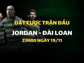 Jordan - Đài Loan (23h00 ngày 19/11)