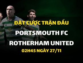 Portsmouth FC - Rotherham United (02h45 ngày 27/11)