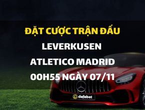 Bayer Leverkusen - Atletico Madrid (03h00 ngày 07/11)