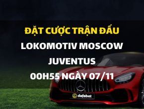 Lokomotiv Moscow - Juventus (00h55 ngày 07/11)