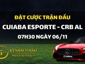 Cuiaba Esporte Clube MT - Crb AL (07h30 ngày 06/11)