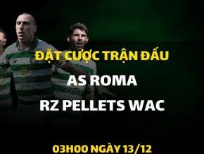 AS Roma - RZ Pellets Wac (03h00 ngày 13/12)