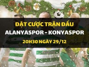 Alanyaspor - Konyaspor (20h30 ngày 29/12)