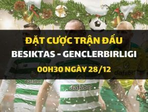 Besiktas - Genclerbirligi (00h30 ngày 28/12)