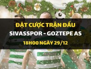 Sivasspor - Goztepe AS (18h00 ngày 29/12)