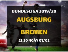 Augsburg - Werder Bremen (21h30 ngày 01/02)