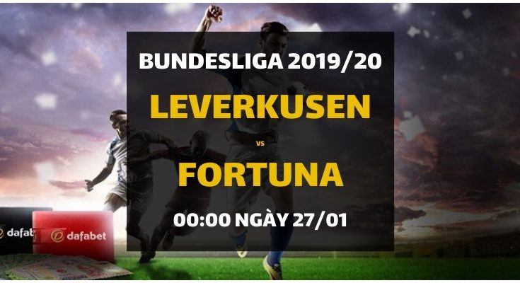 Đặt cược: Bayer Leverkusen - Fortuna Dusseldorf (00h00 ngày 27/01)