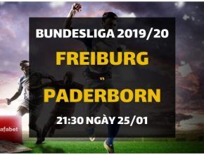 Đặt cược: Freiburg - SC Paderborn (21h30 ngày 25/01)