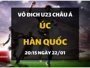 Đặt cược VCK U23 Châu Á 2020: Úc - Hàn Quốc (20h15 ngày 22/01)